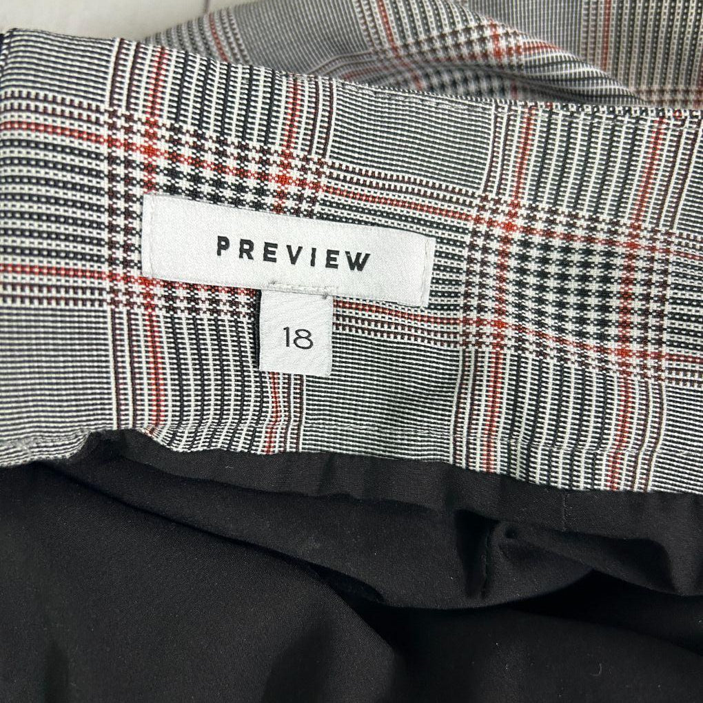 Preview Grey Check Skirt - Size 18