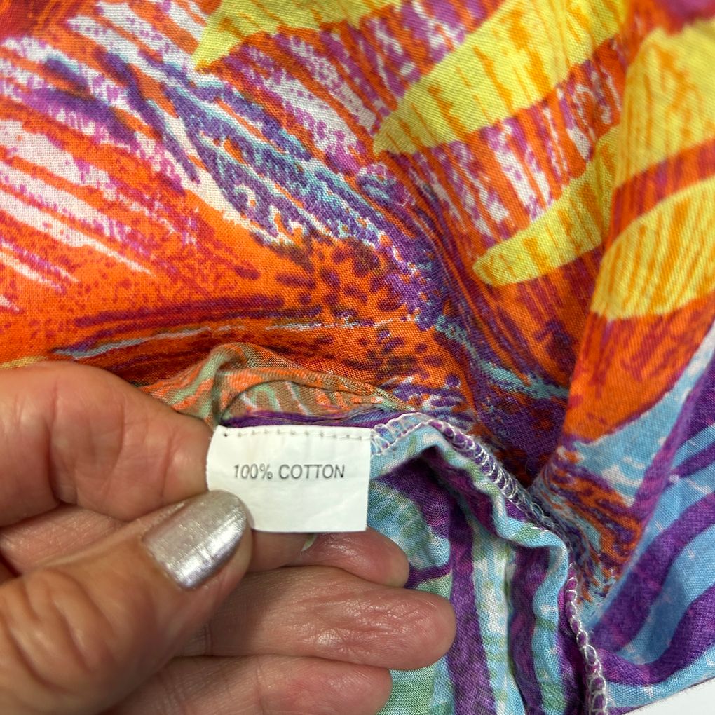 Mozaic Multicoloured Cotton Shirt - Size L