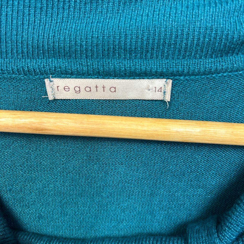 Regatta Teal Jumper - Size 14