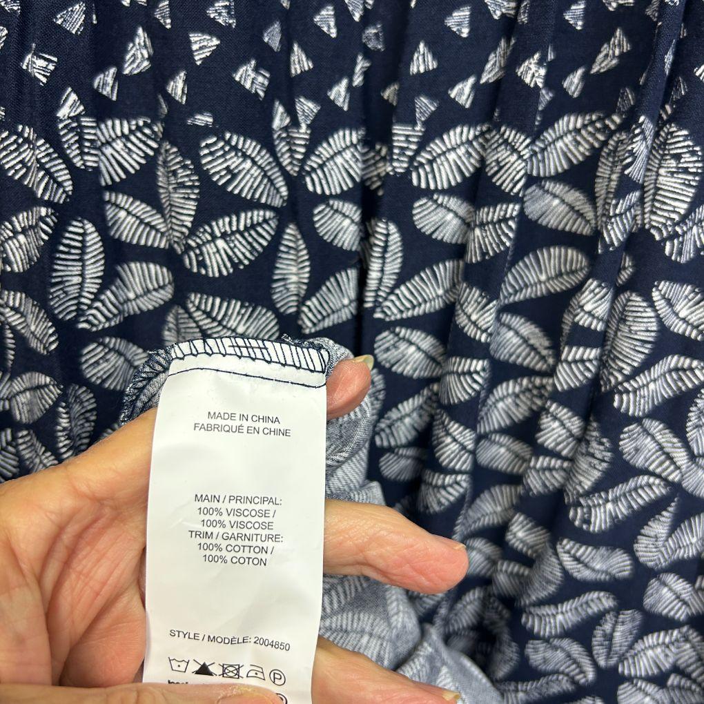 Millers Navy Maxi Dress - Size 18
