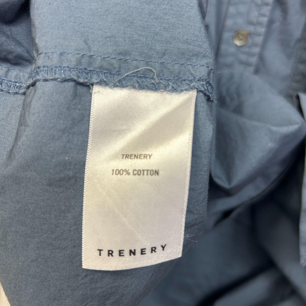 Trenery Blue Cotton Mens Shirt - Size 2XL
