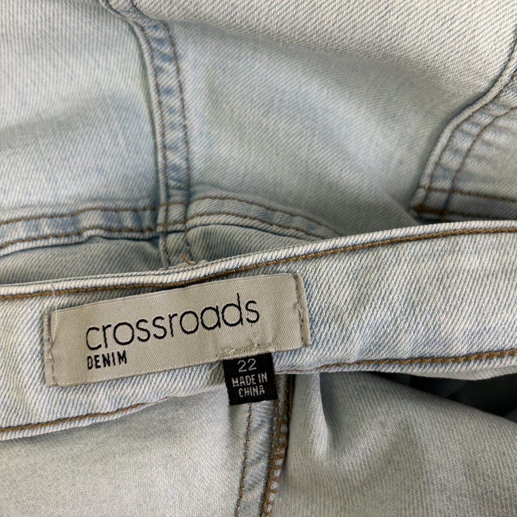 Crossroads Denim Light Blue Denim Shorts - Size 22