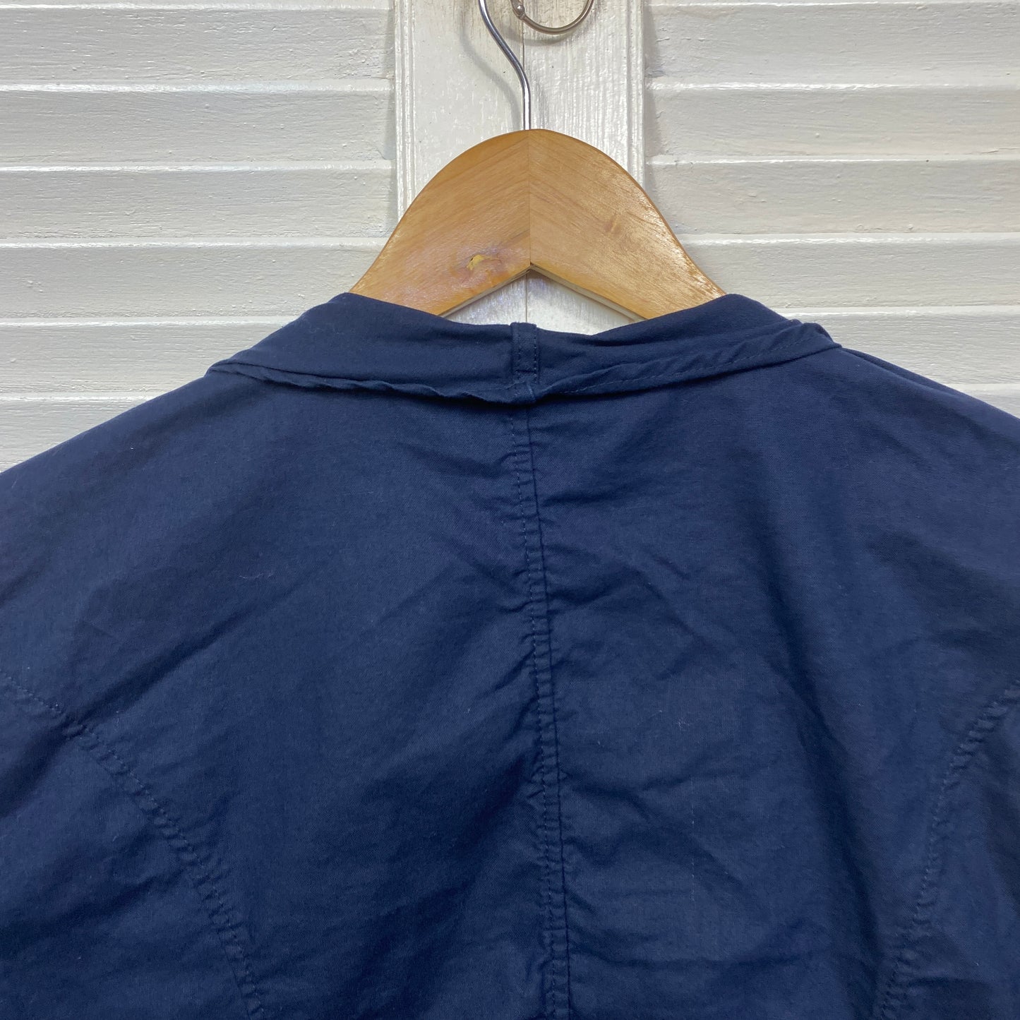 Autograph Crop Jacket Top Size 20 Blue Navy Short Sleeve