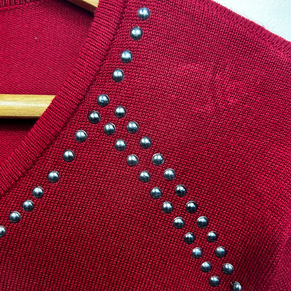 Millers Red Knit Top - Size XL