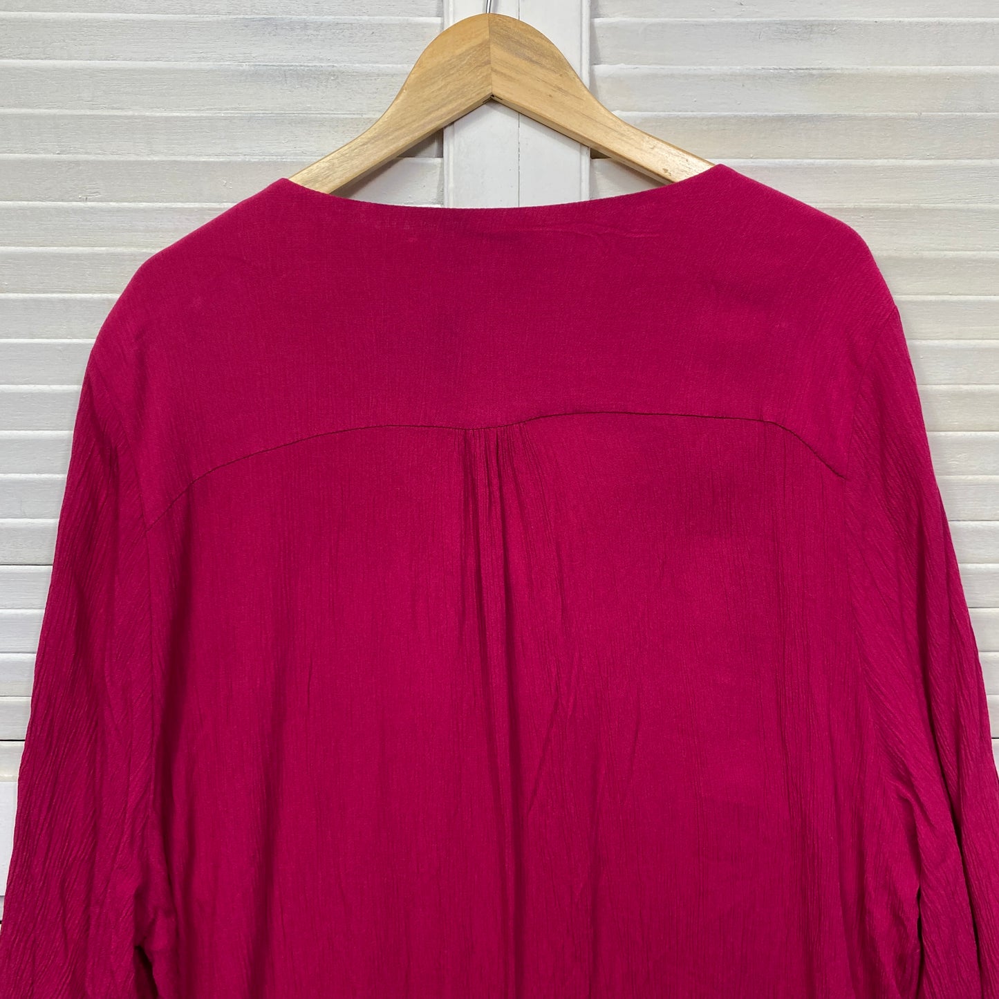 Autograph Top Size 26 Plus Pink Long Sleeve Tunic Viscose