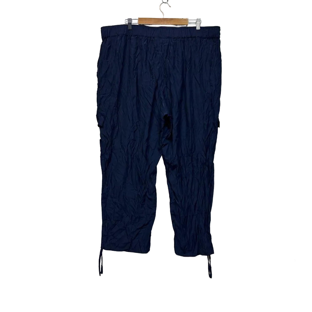 Arna York Navy Cargo Pants - Size 26-28