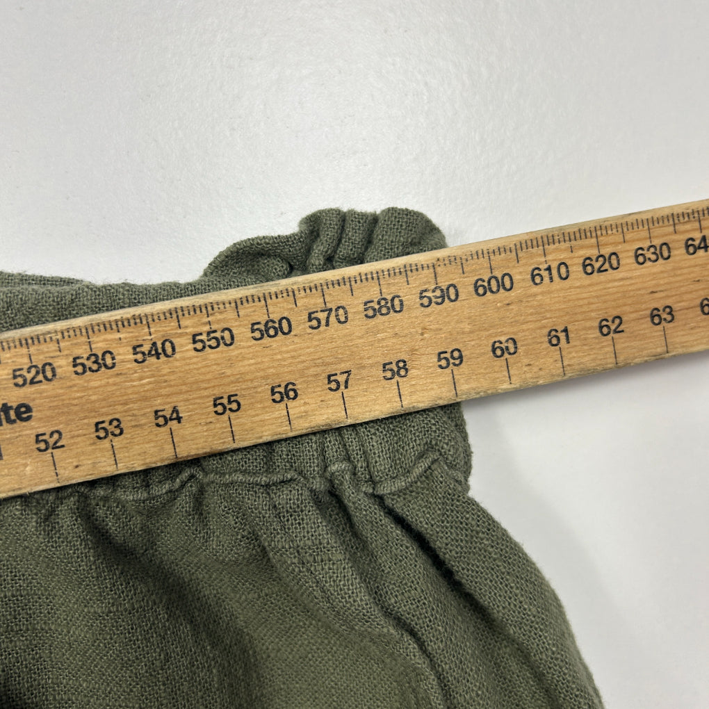 Anko Curve Green Olive Shorts - Size 24