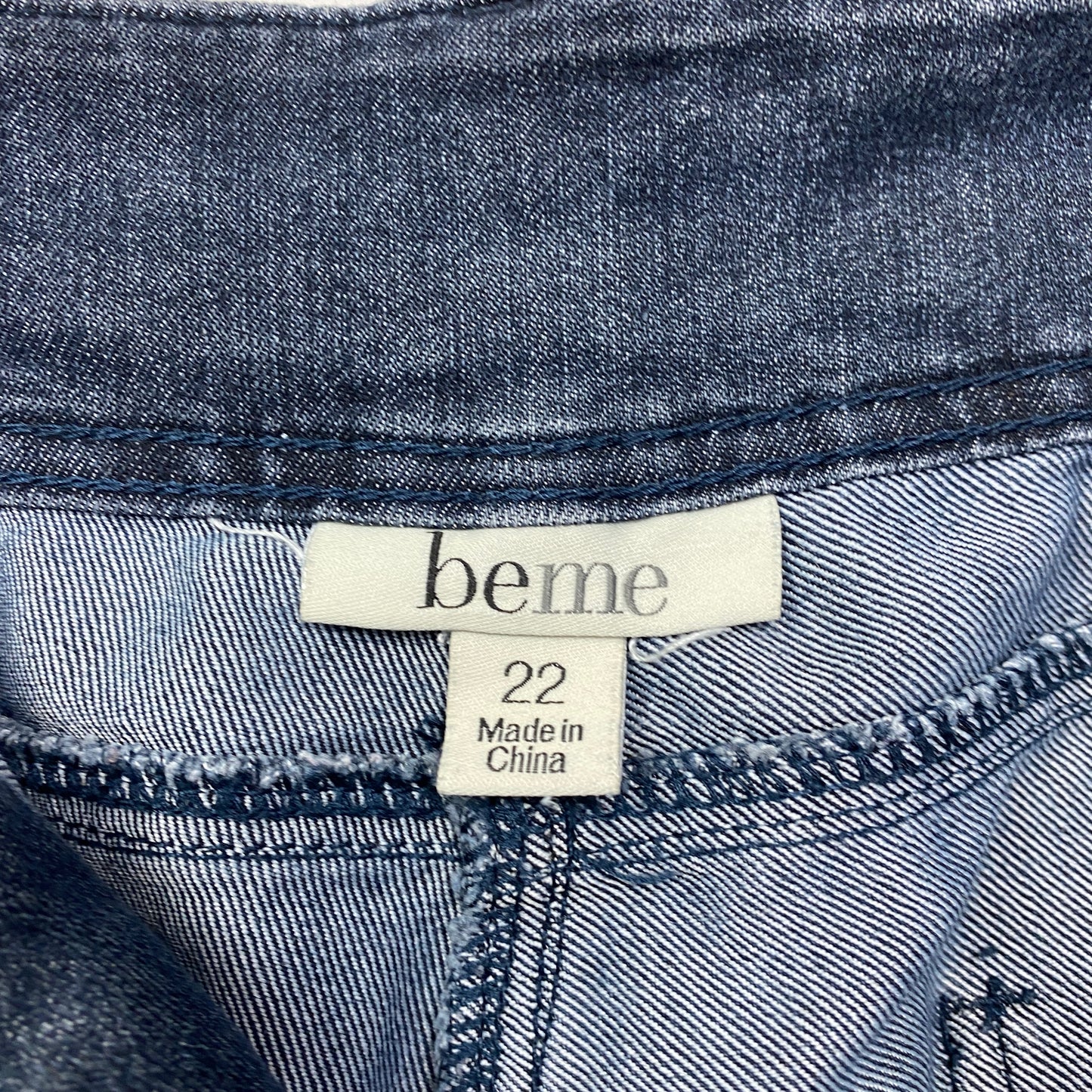 Beme Denim Shorts Size 22 Pockets Cotton Blend