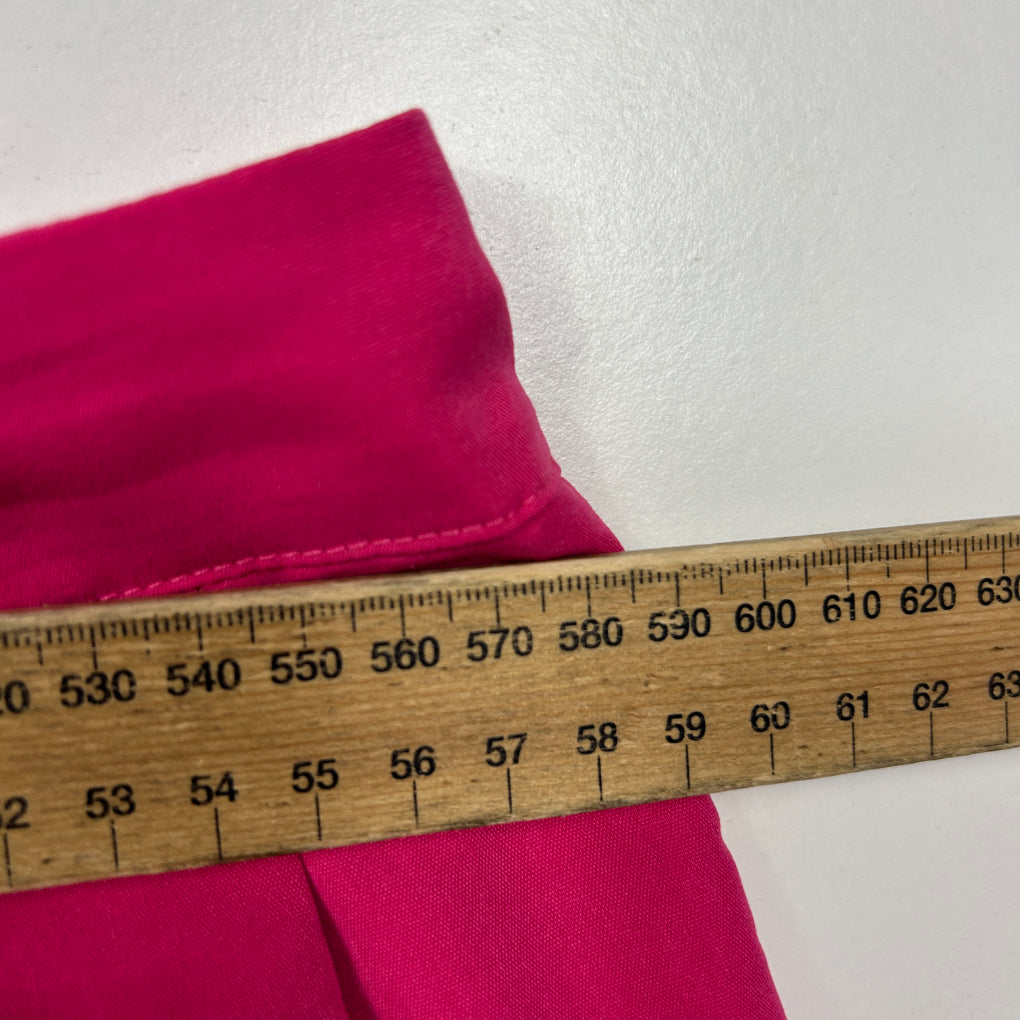 Shein Curve Hot Pink Pleated Mini Skirt - Size 4XL