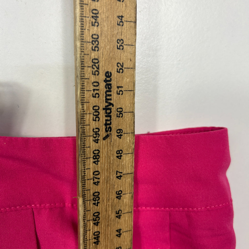 Shein Curve Hot Pink Pleated Mini Skirt - Size 4XL