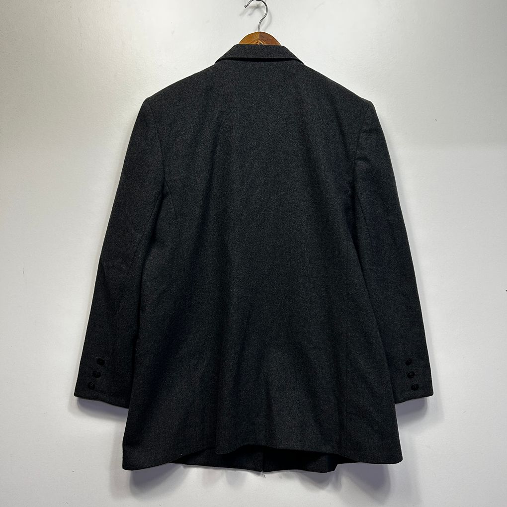 Vintage Katies Wool Blend Charcoal Blazer - Size 16