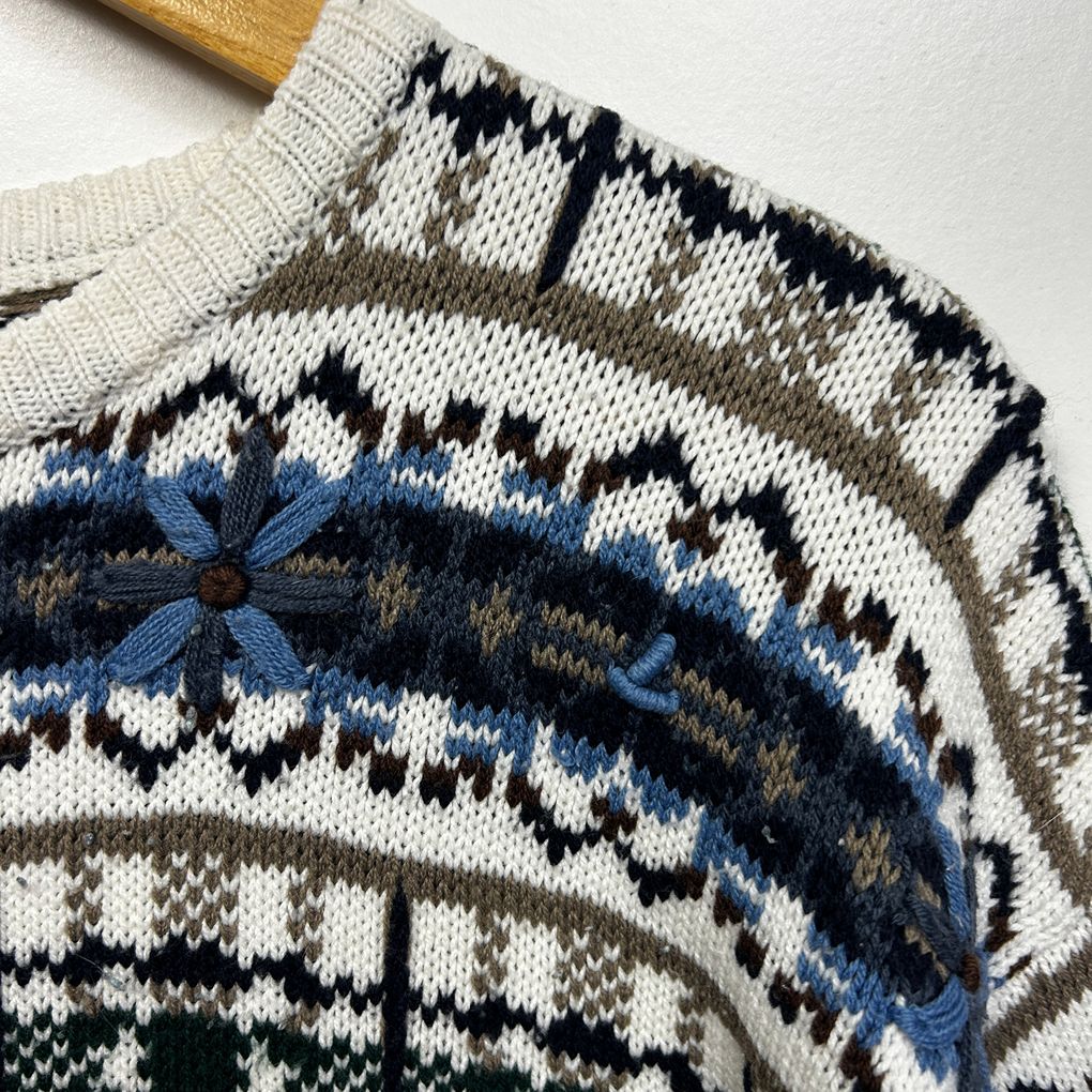 Vitnage Katies Multicoloured Fair Isle Jumper - Size 12