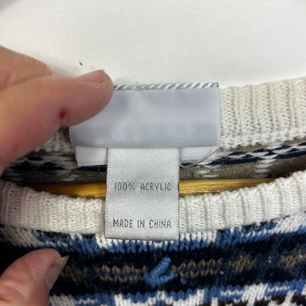 Vitnage Katies Multicoloured Fair Isle Jumper - Size 12