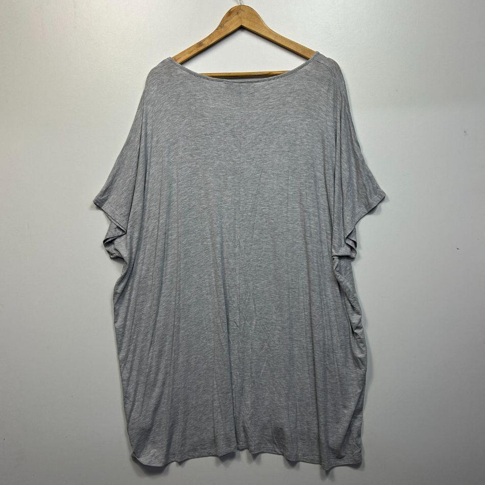 Yours Grey Casual Top - Size 26-28