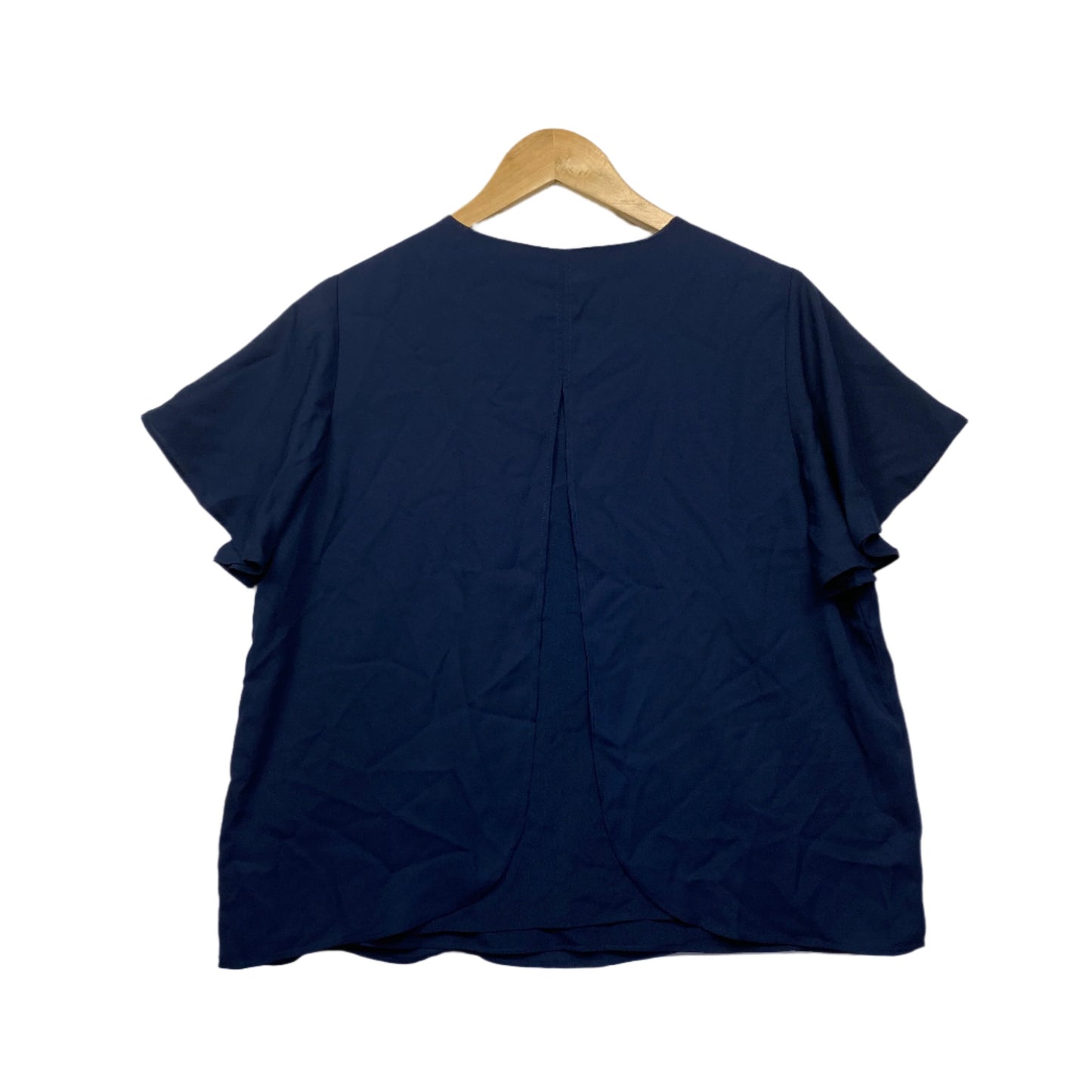 Preview Top Size 14 Navy Short Sleeve Office