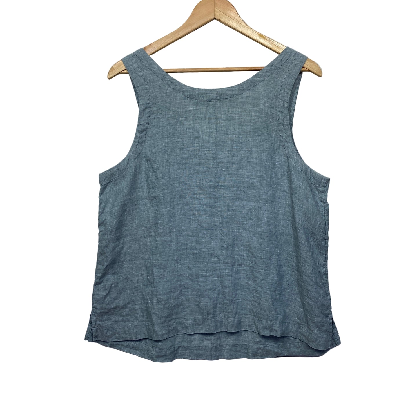 Target Linen Top Size 16 Grey Sleeveless