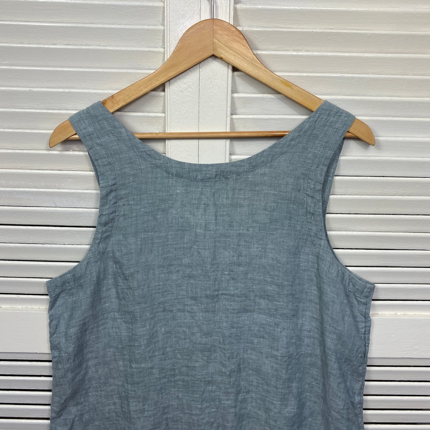 Target Linen Top Size 16 Grey Sleeveless