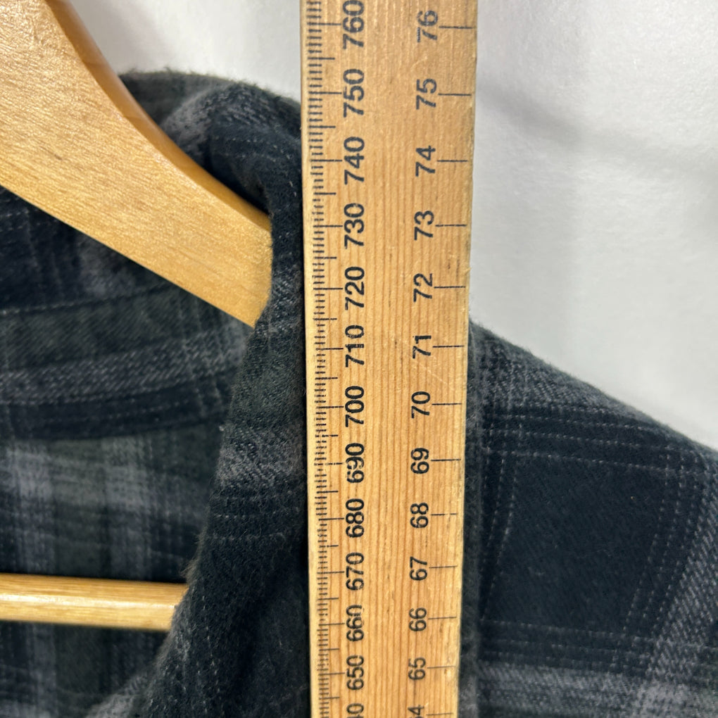 Outrak Check Long Sleeve Mens Flannel Shirt - Size 3XL