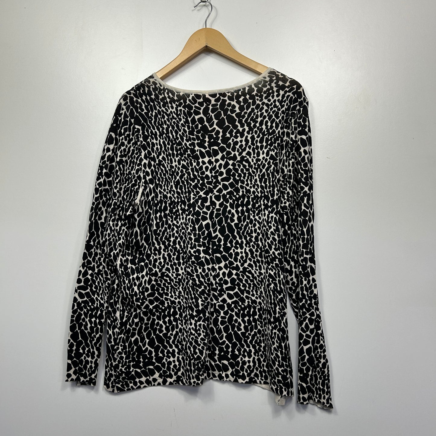 Millers Animal Print Jumper Knit Top - Size L