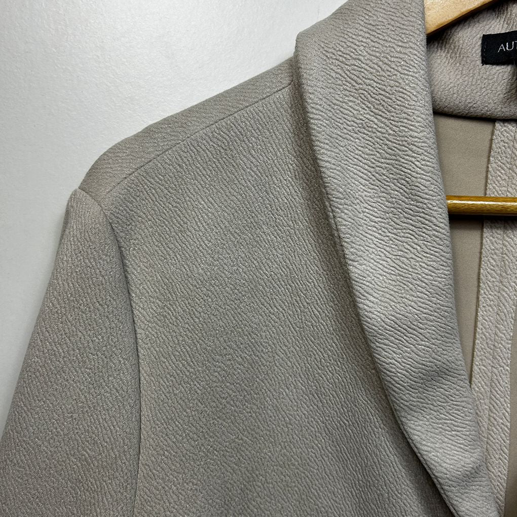 Autograph Beige Longline Coat - Size 18