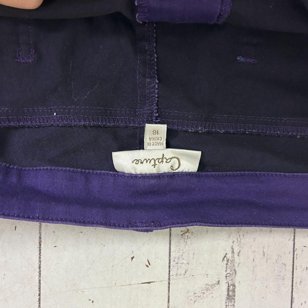 Capture Purple Jeans - Size 18