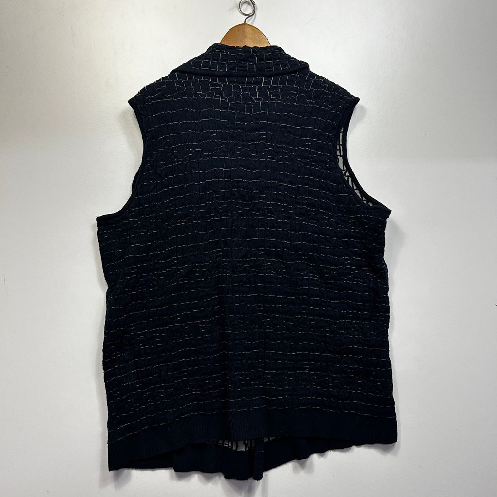 Marco Polo Navy Knit Vest - Size 3XL