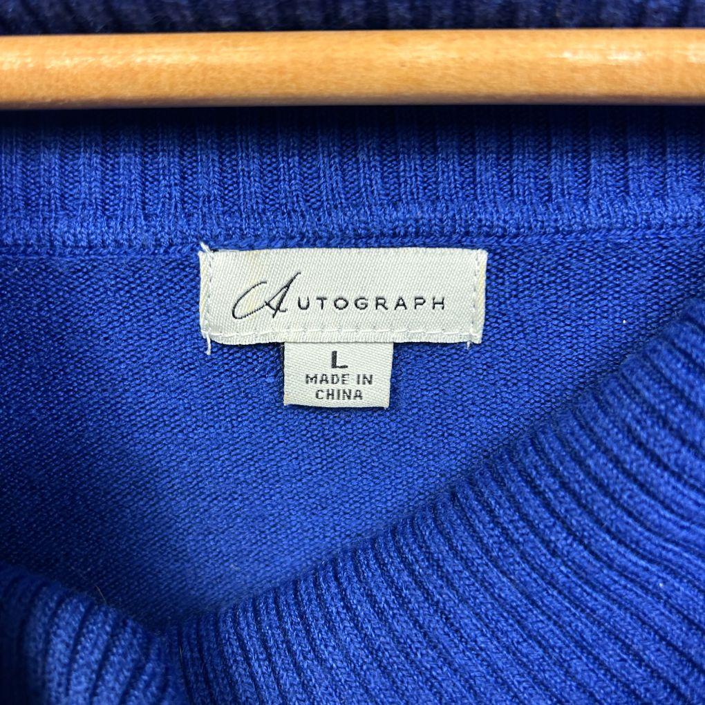 Autograph Blue Cowl Neck Top - Size 20/L