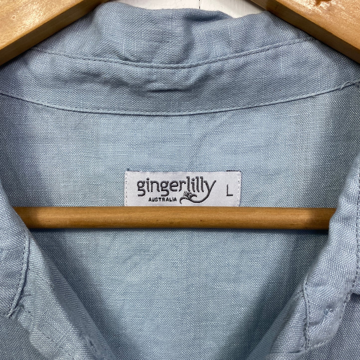 Gingerlilly Linen Top Size Large 14 PJ Sleepwear Loungewear