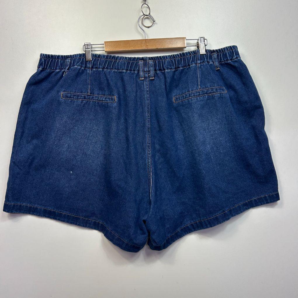 City Chic Blue Denim Shorts - Size 24