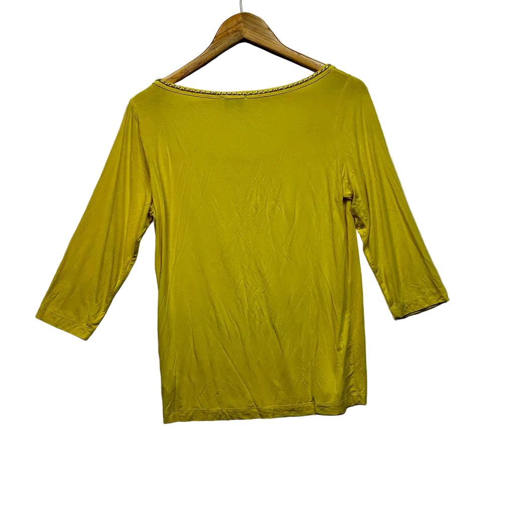 Queenspark Yellow Top - Size L
