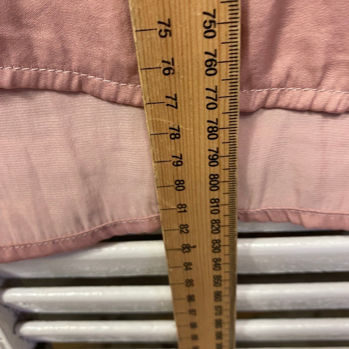 Taking Shape Top Size 16 Dusty Pink Short Sleeve Pleated