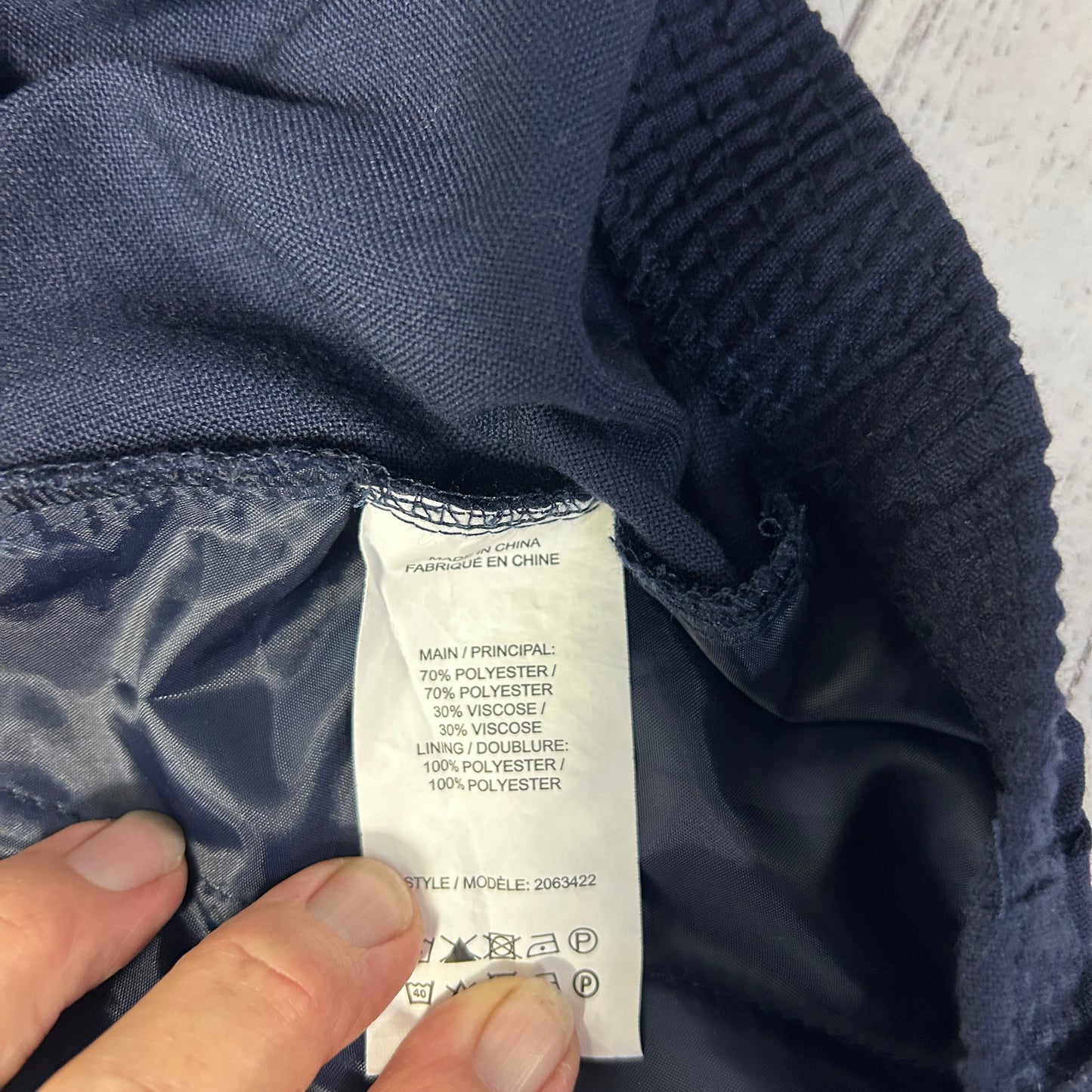 Millers Navy Pants - Size 22 (fault)