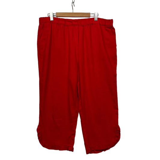 Millers Red Capri Pants - Size 18