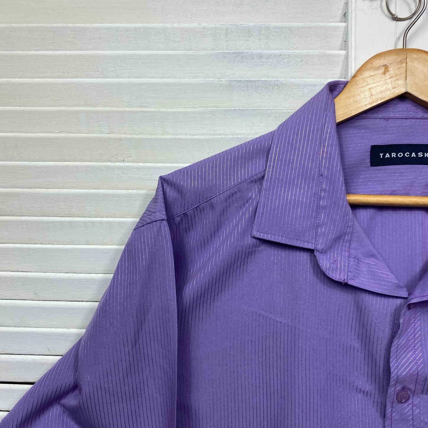 Tarocash Mens Shirt Size 2XL Purple Long Sleeve