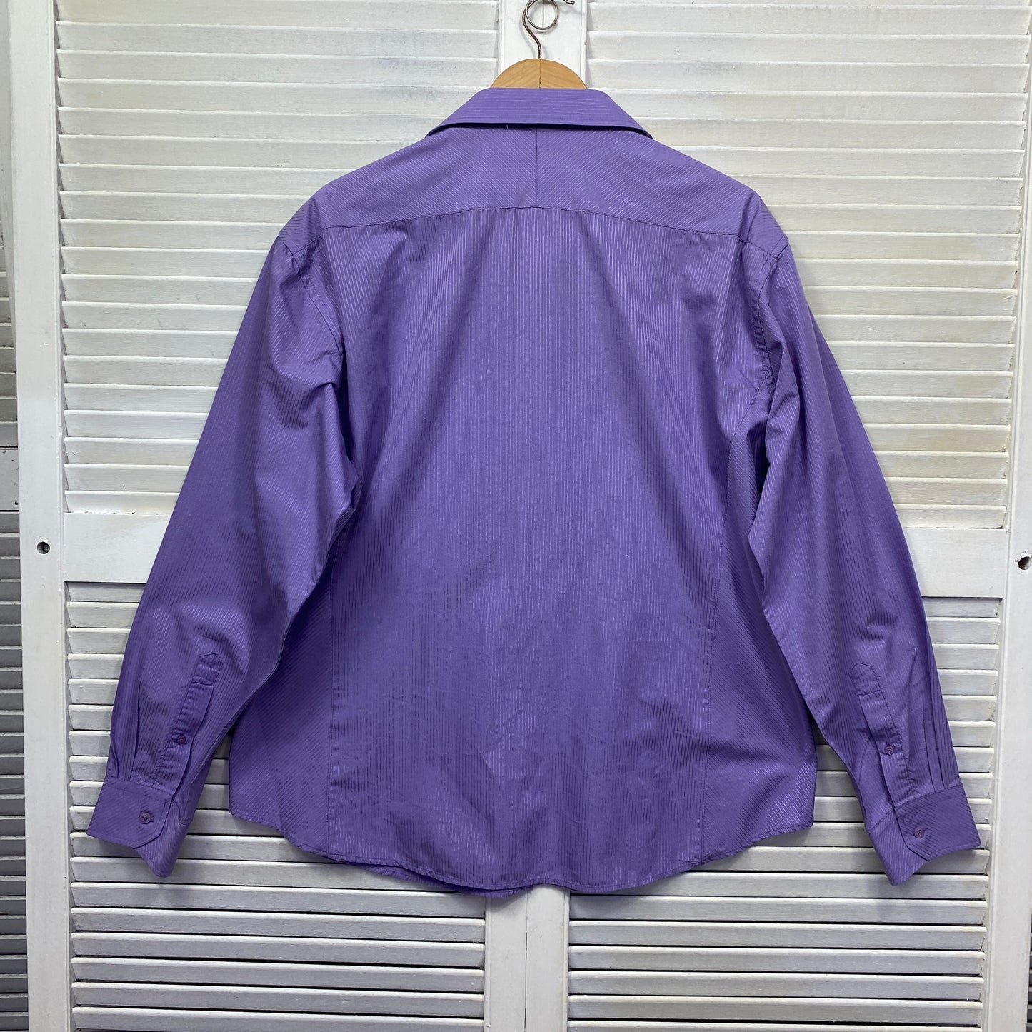 Tarocash Mens Shirt Size 2XL Purple Long Sleeve