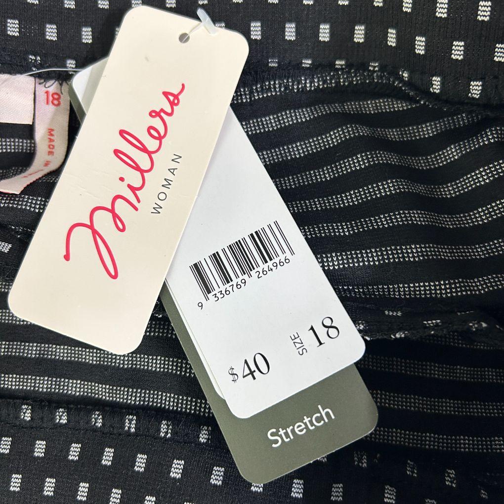 Millers Black Pants - Size 18