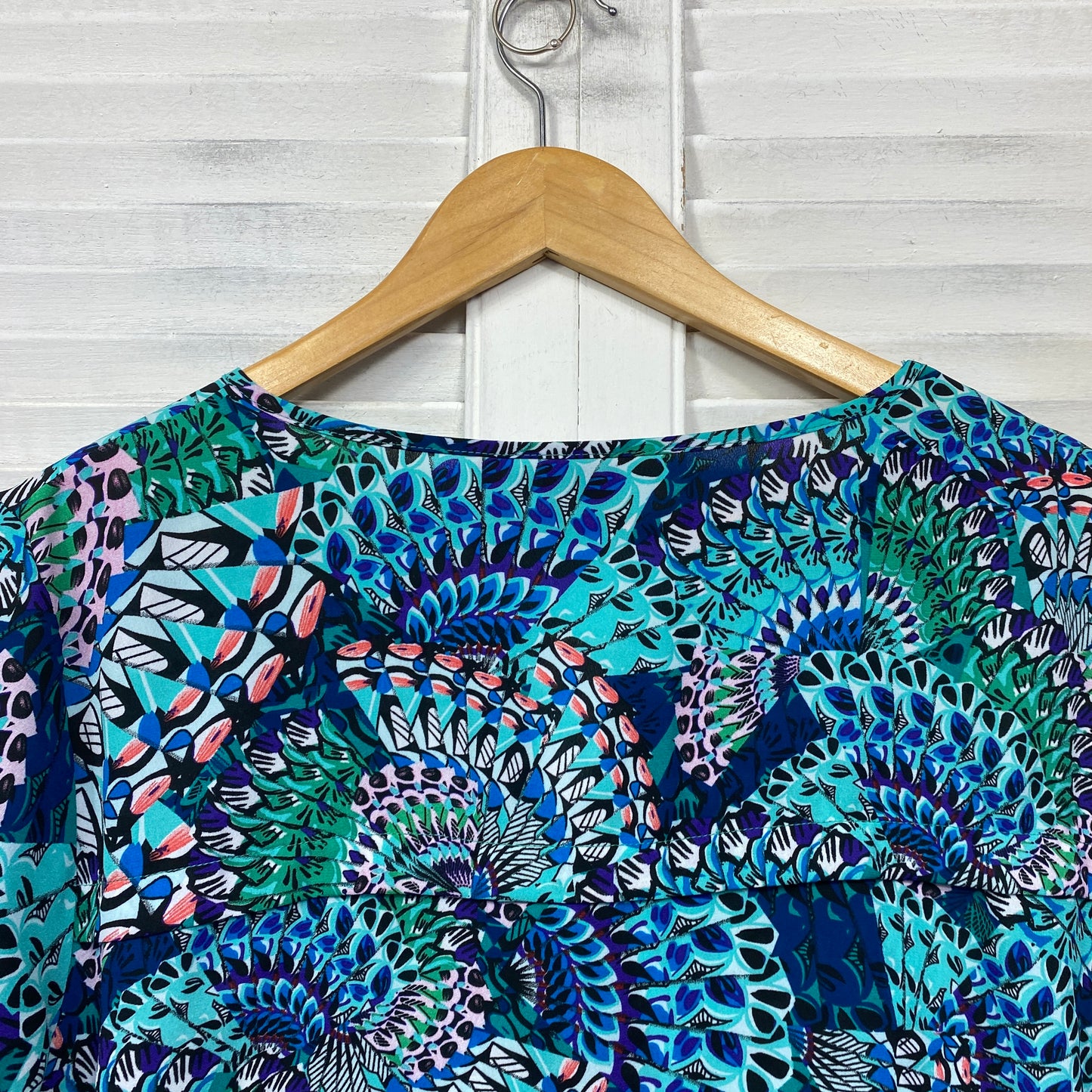 Millers Top Size 20 Plus Long Sleeve Multicoloured