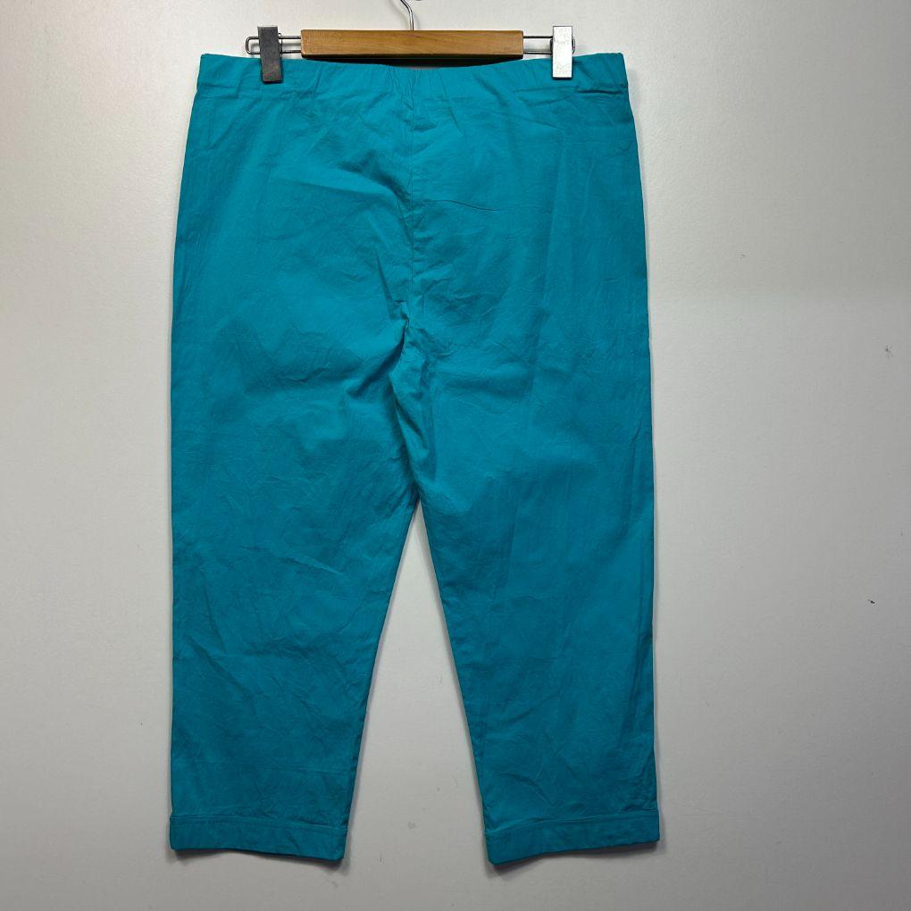 Orientique Teal Pants - Size 16