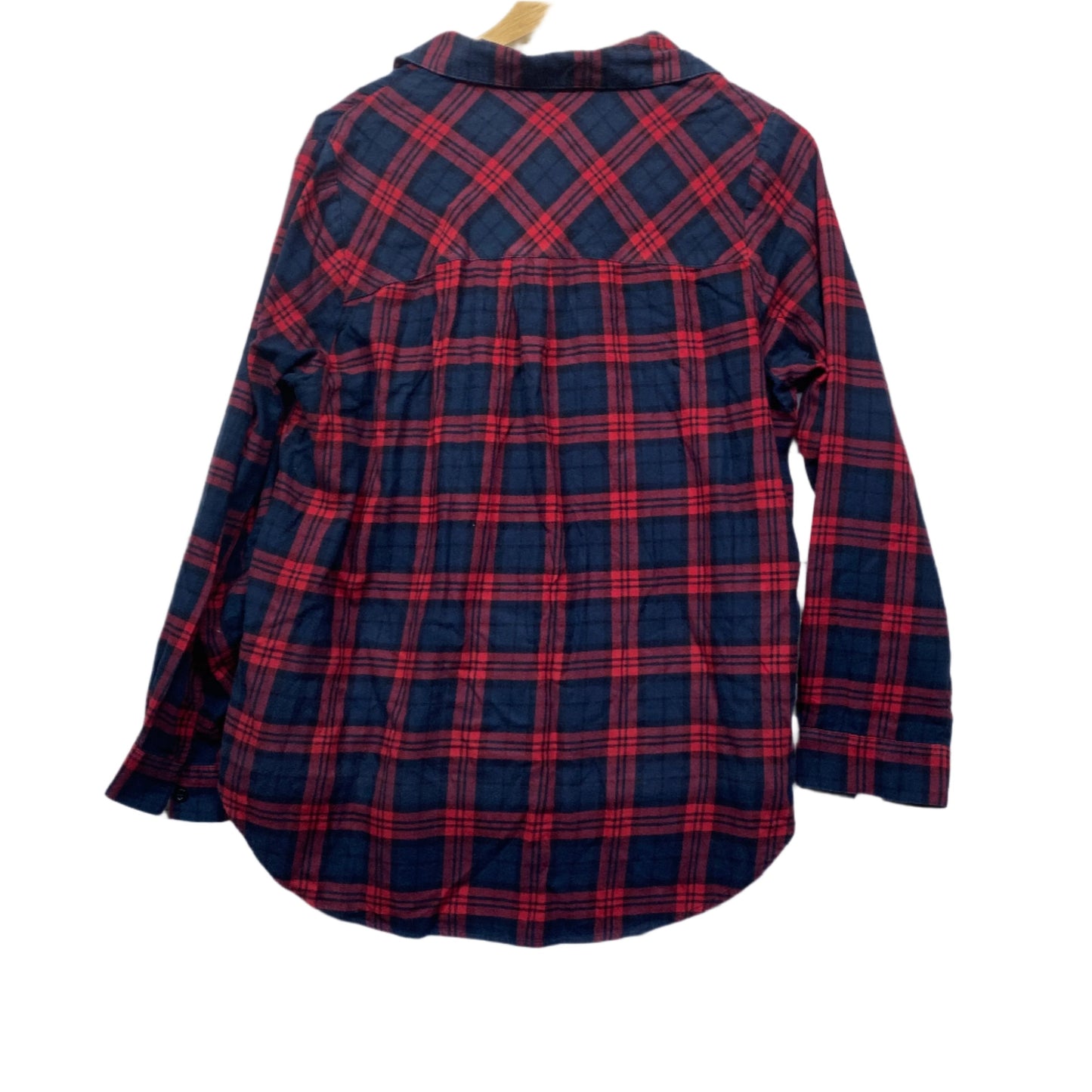 Target Flannel Top Size 16 Long Sleeve Check