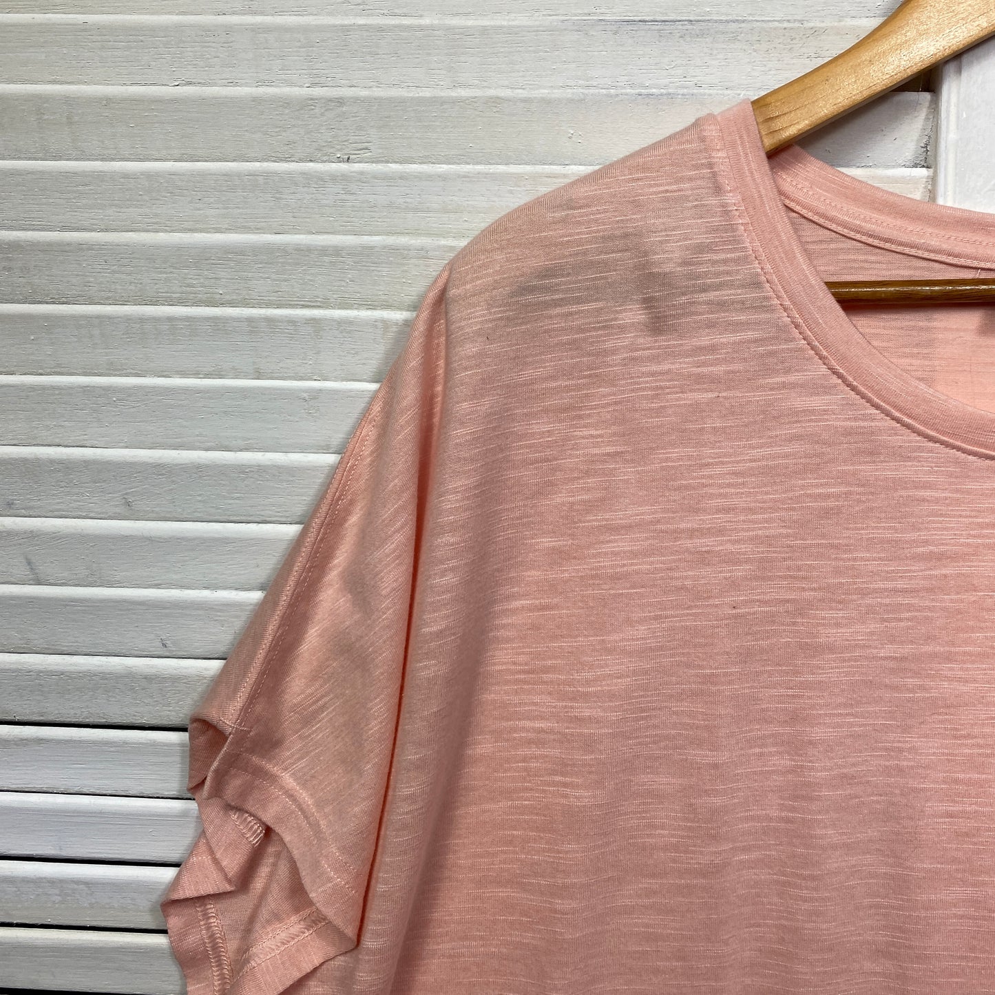 Columbia Top Size 3XL 16 18  Plus Peach Activewear Short Sleeve