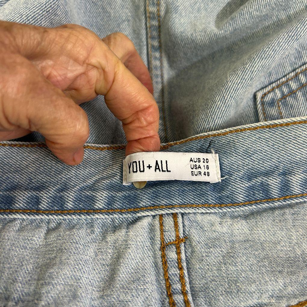 You + All Blue Denim Skirt - Size 20