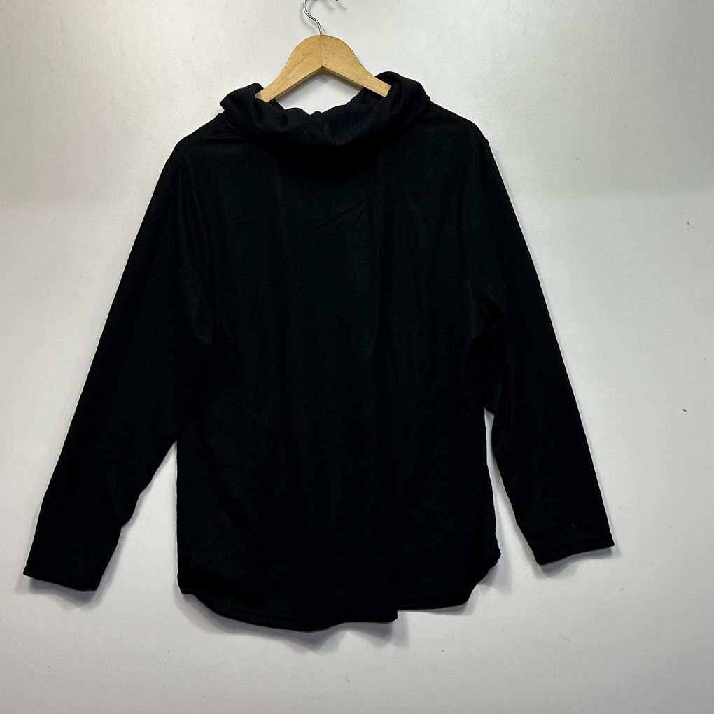 Millers Black Turtle Neck Long Sleeve Top - Size 20
