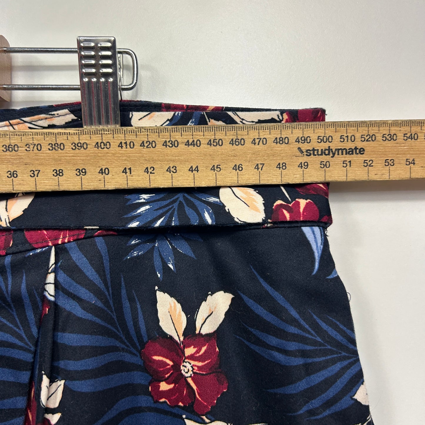 Preview Skirt Size 20 Floral Multicoloured Pockets Cotton Blend