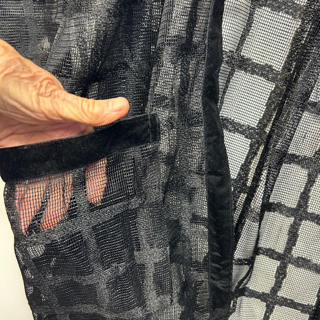Black n Bling Black Mesh Jacket - Size M/L
