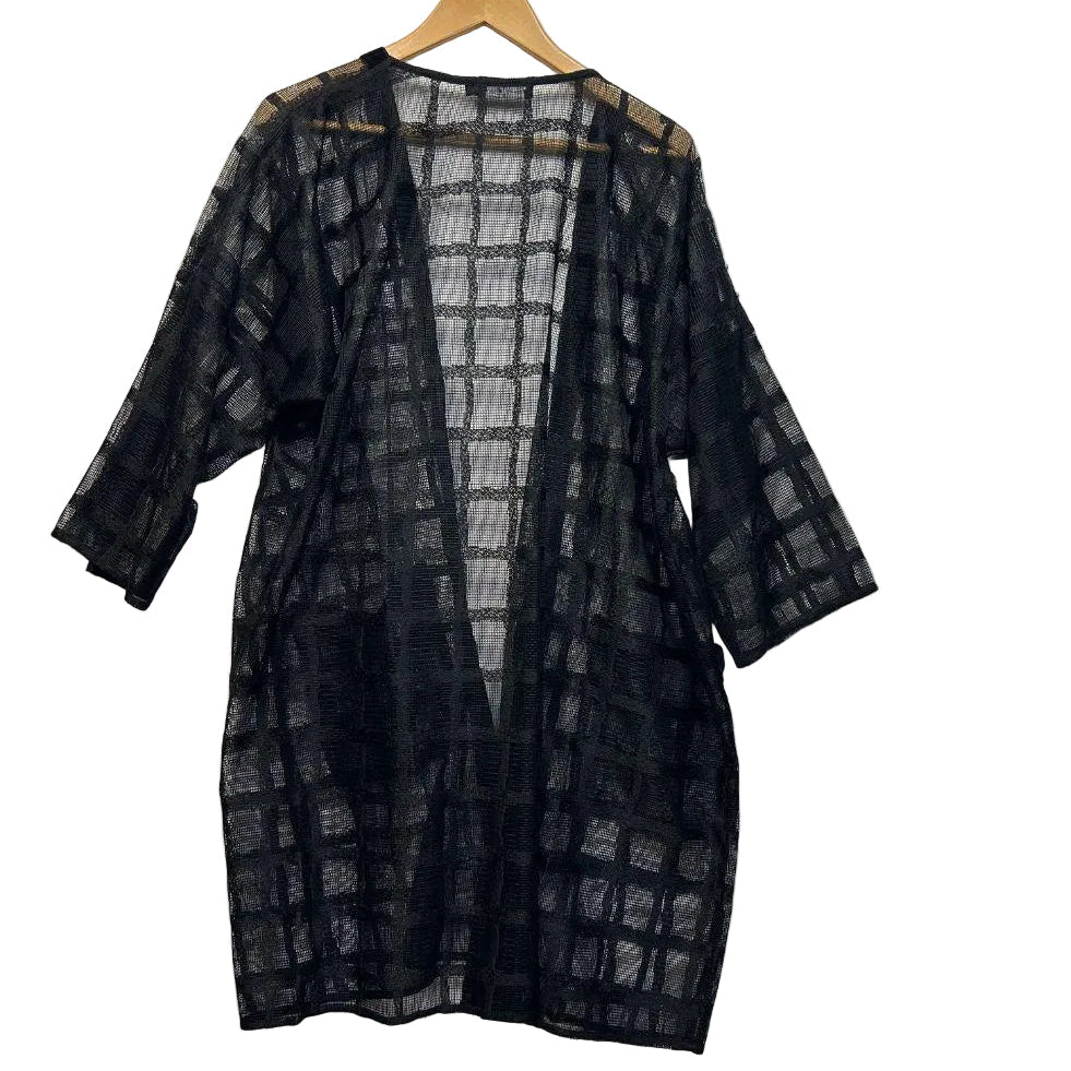Black n Bling Black Mesh Jacket - Size M/L