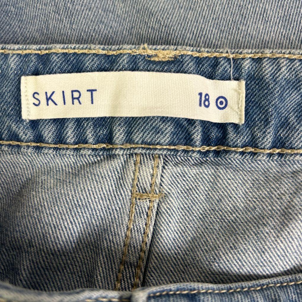 Target Blue Denim Skirt - Size 18