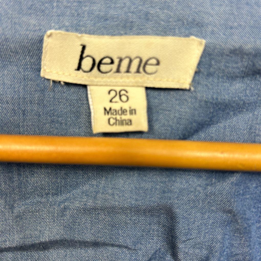 Beme Blue Chambray Jacket - Size 26