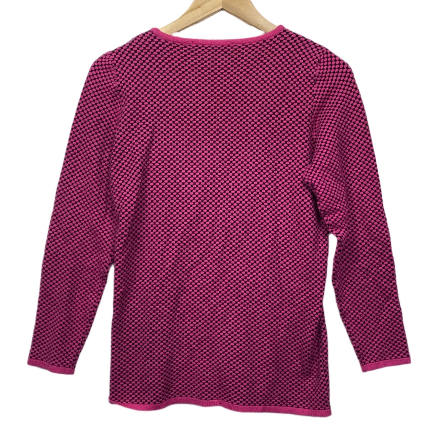 Noni B Knit Top Size 14 Large Pink Long Sleeve