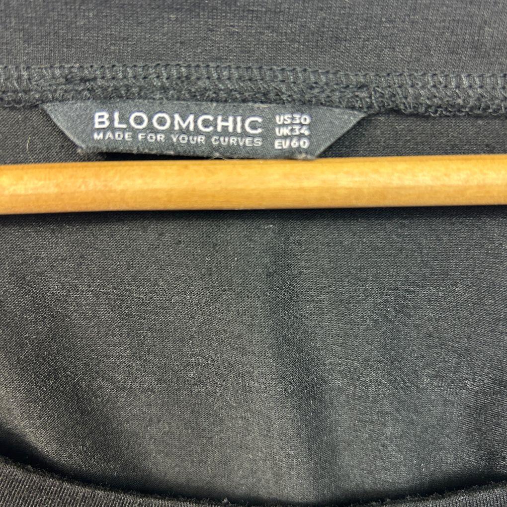 Bloomchic Black Colourblock Top - Size 30