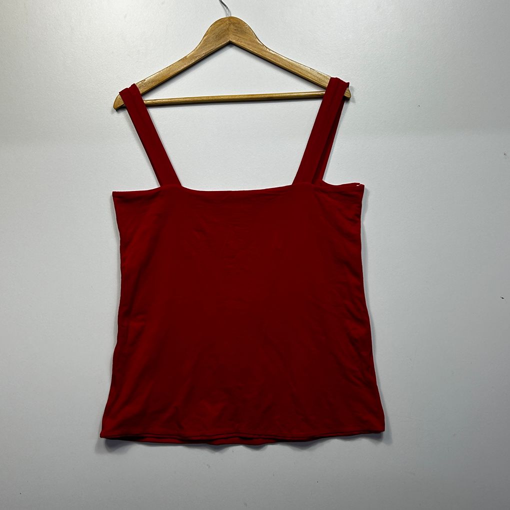 Crossroads Red Cotton Top - Size XL